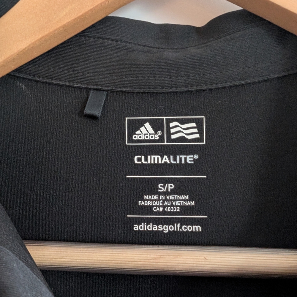 adidas | Climalite Golf Polo | Black and Pink | S - Picture 2 of 8